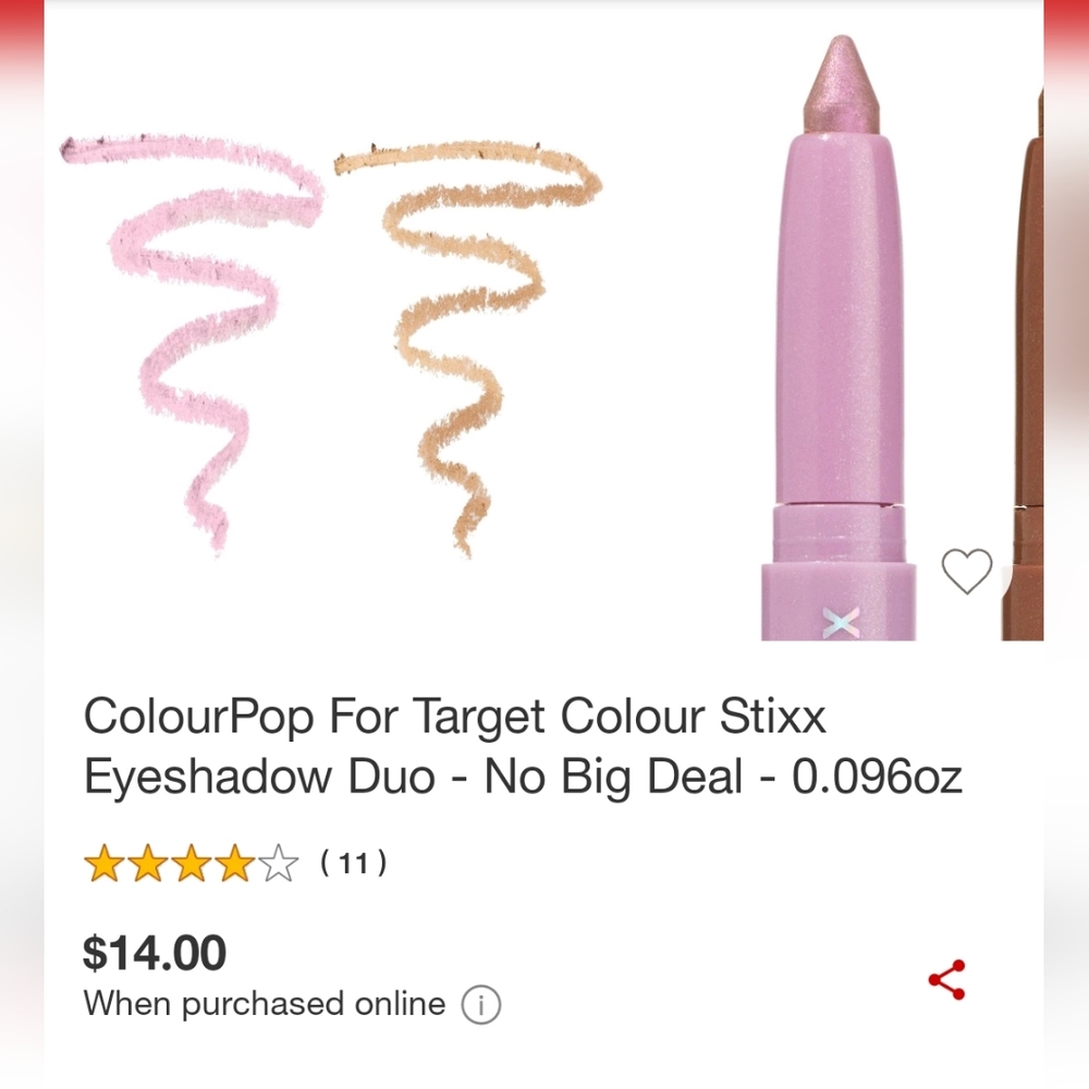 LOT OF 2 Packs New Colourpop Colour Stixx Duo in No Big Deal - Picture 7 of 7